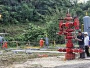 President Duterte leads ceremony of gas production of the Alegria Oilfield