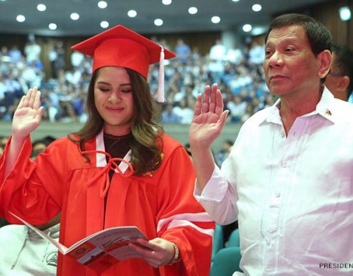 Duterte attends granddaughter Isabelle’s graduation