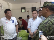 Visit to the Wounded-in-Action (WIA) Soldiers