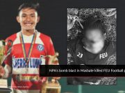 Communist Terrorist Group in the Philippines killed a University Football Player in Bomb Blast