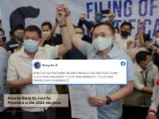 Sen. Bong Go runs for President in the 2022 elections