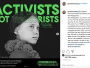 Greta Thunberg Joins the Petition Against the “Anti-Terrorism Law” in the Philippines #JunkTerrorLaw