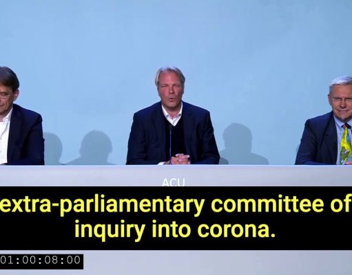 “The COVID-19 Extra Parliamentary Investigation Committee” of Germany (Full Video Transcript)