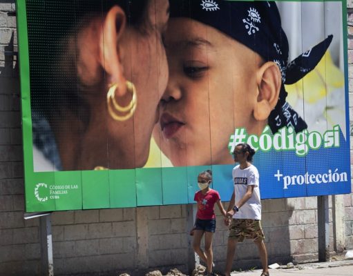 Cubans Vote for a Referendum Supported by the Communist Government Legalizing Same-sex Marriage